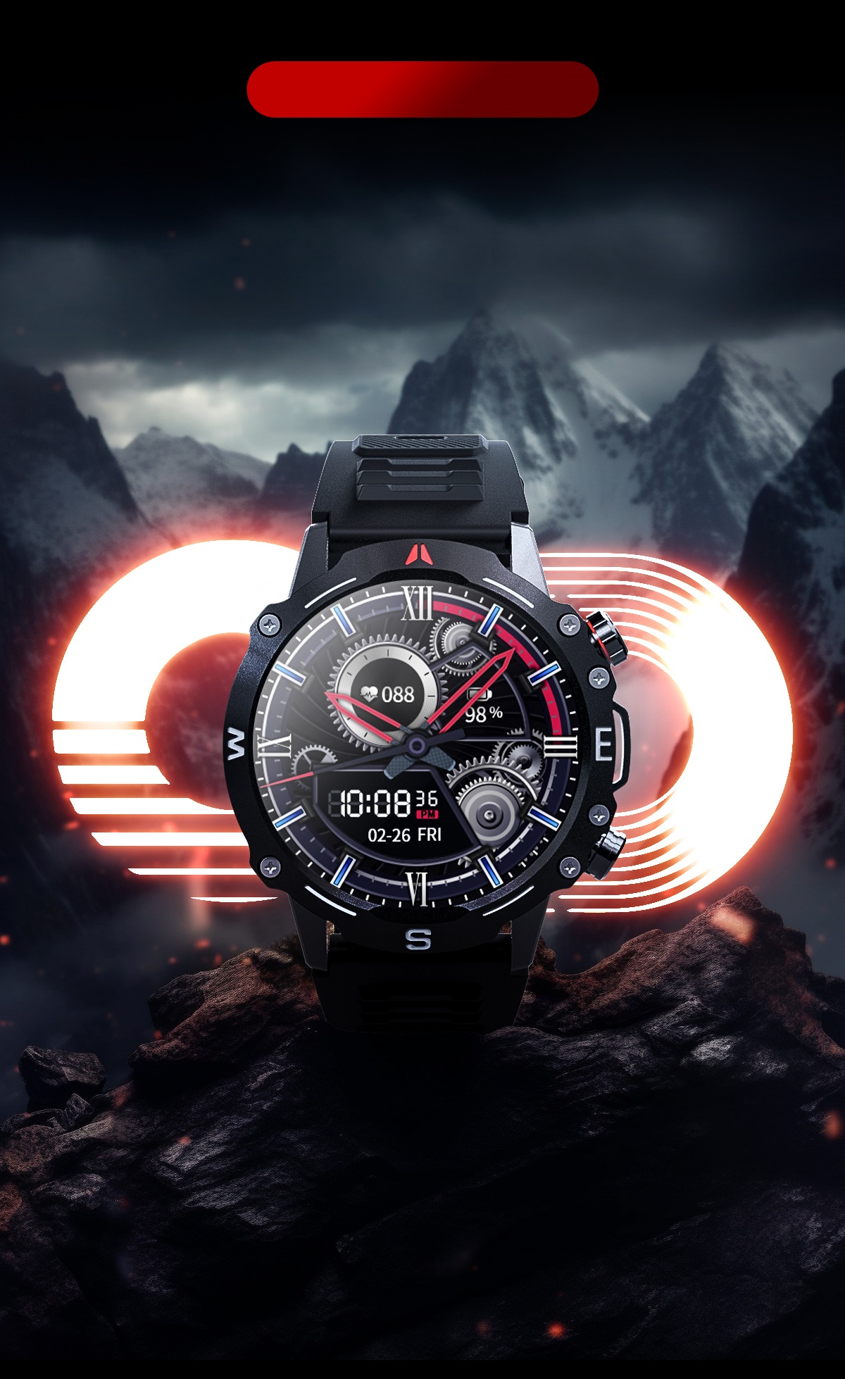 Waterproof 10 meters outdoor smart watch OD2